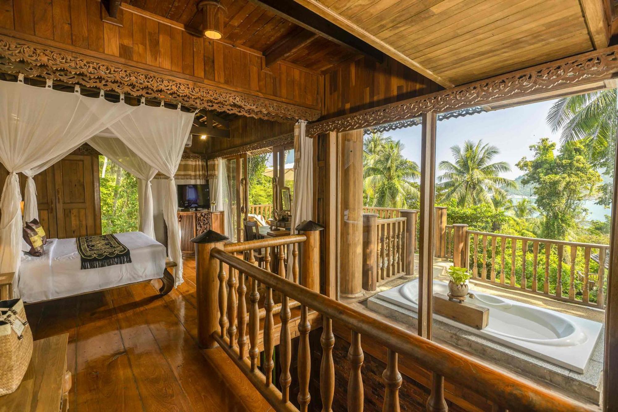 Santhiya Koh Phangan Resort And Spa Екстериор снимка Interior of a villa at the resort