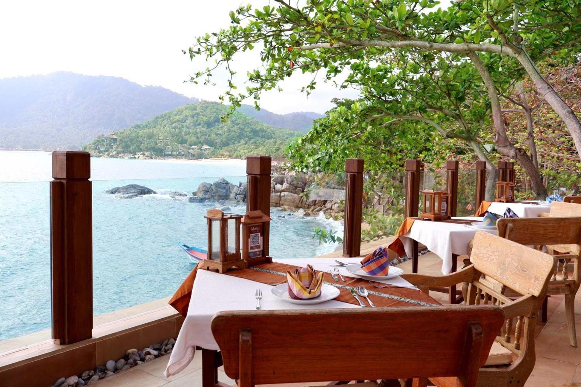 Santhiya Koh Phangan Resort And Spa Екстериор снимка View from the restaurant